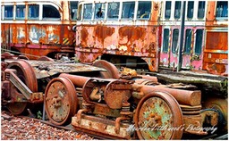 2010 November - Untitled - Rusted Streetcars (Halton, ON)
