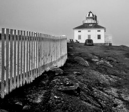 Lighthouse on Rock Outcrop, NFLD ED